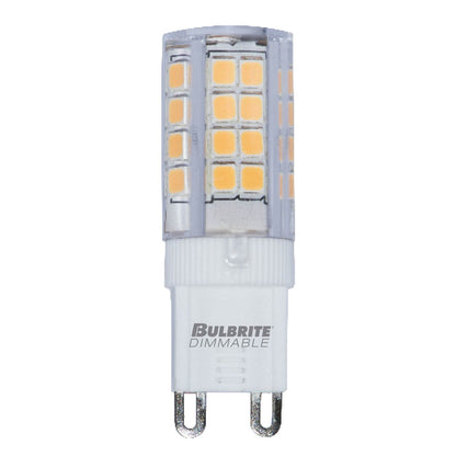 BULBRITE LED T4 BI-PIN (G9) 4.5W DIMMABLE LIGHT BULB 2700K/WARM WHITE 35W INCANDESCENT EQUIVALENT 2PK (770590)