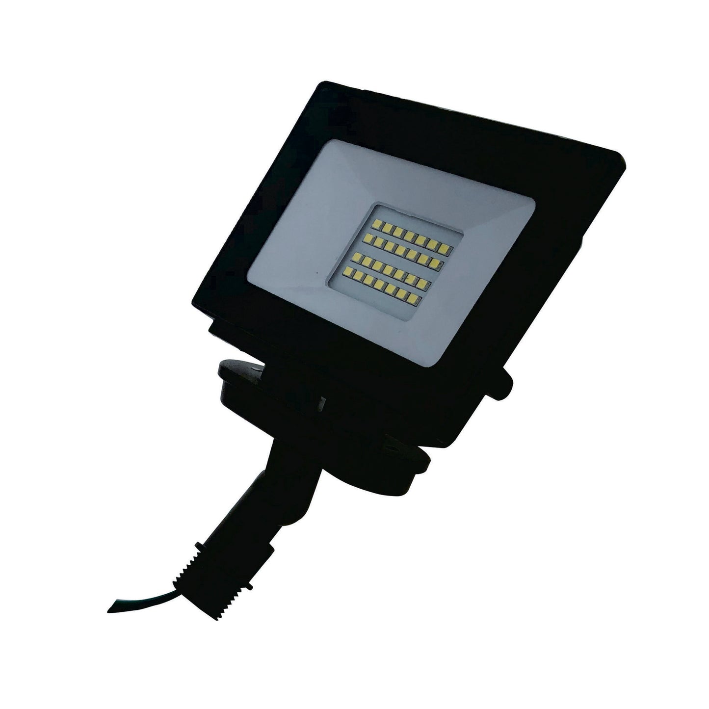 ASD Lighting LED SLIM Floodlight with arm 50W 3000K Black UL