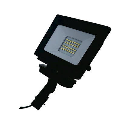 ASD Lighting LED SLIM Floodlight with arm 50W 3000K Black UL