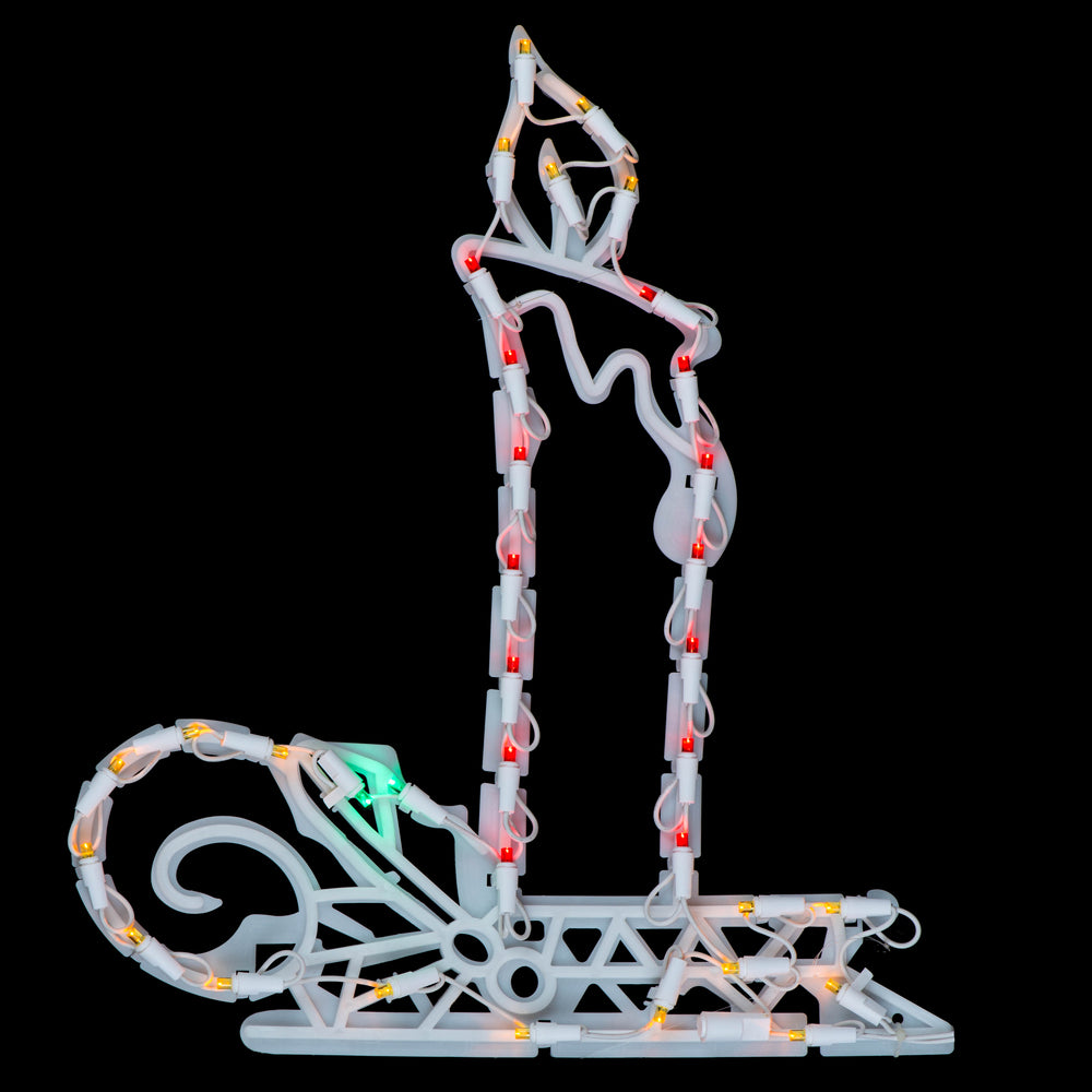 Vickerman 17" Candle Wire Silhouette with 35 LED Lights