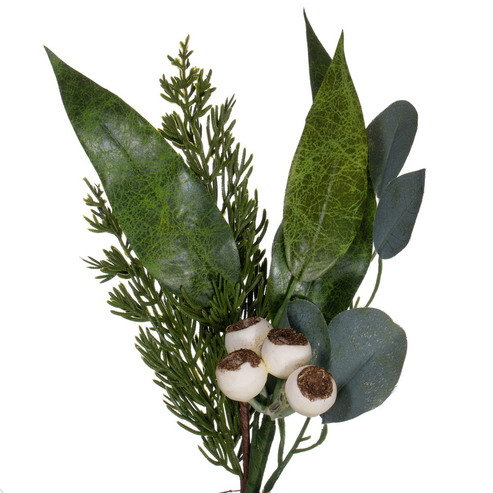 Vickerman 26" Green Artificial Eucalyptus Berry Wreath.
