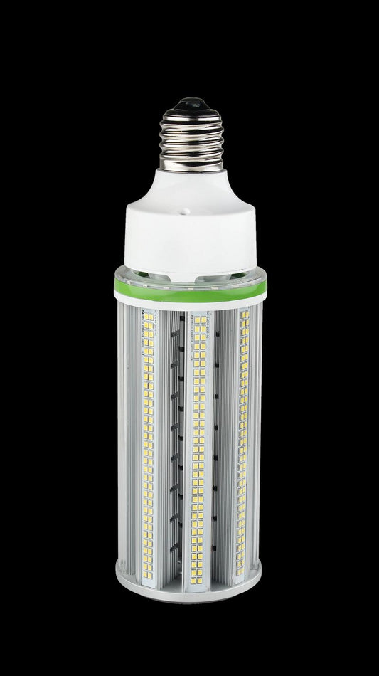 Westgate High-Lumen LED Corn Lamp With Up Light, 100~277V AC, Industrial Lighting, 240W, 34800 Lumens, 5000K, White Finish