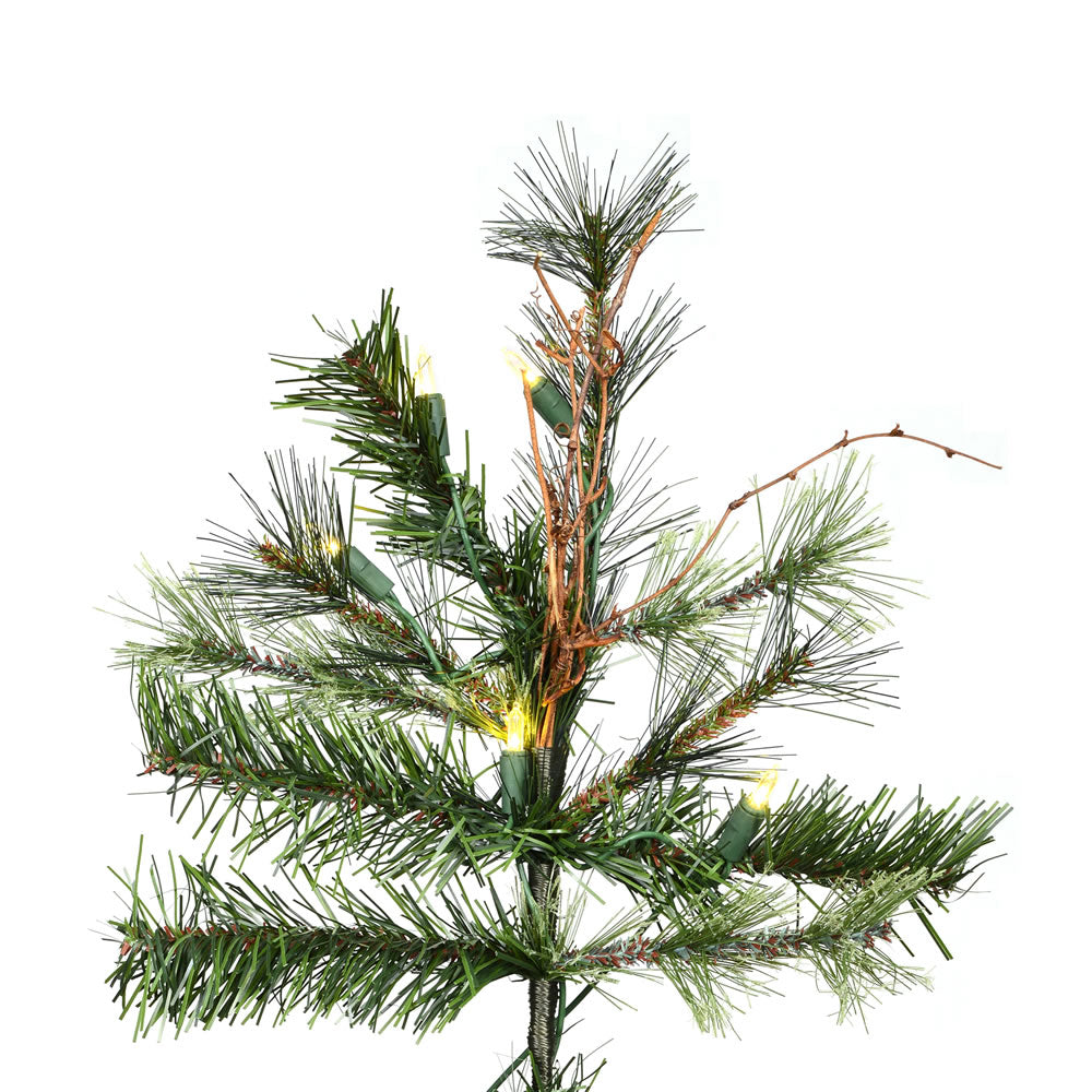 Vickerman 6.5' Mixed Country Pine Artificial Christmas Tree Warm White Dura-Lit® LED Lights