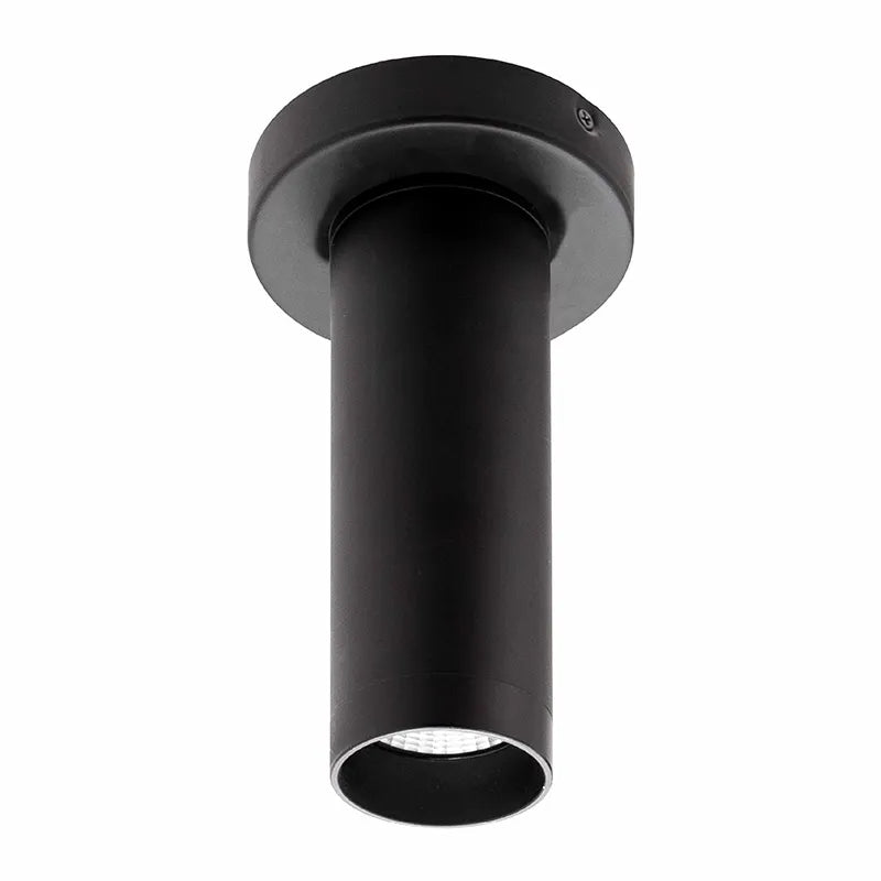 Westgate 3Inx9In Cylinder, Damp Loc., 9W RGBW Bt Smart, Black, Commercial Indoor Lighting, 9W, 550 Lumens, 27K-50K + RGB, Black Finish Dimming, Compatible With Tuya App Via Wifi Or Bluetooth