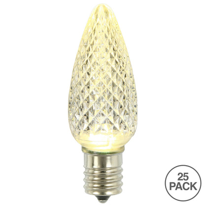 Vickerman C9 LED Warm White Faceted Twinkle  Replacement Bulb bag of 25