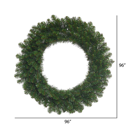 Vickerman 96" Grand Teton Artificial Christmas Wreath Unlit