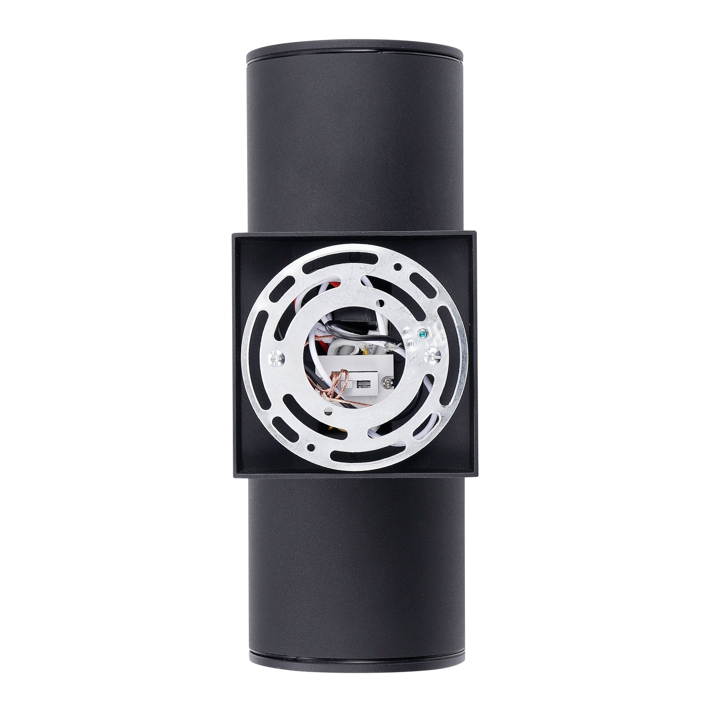 ASD Lighting LED Outdoor Wall Cylinder Round Up and Down 18W 120V 3000/4000/5000K with Photocell Black ETL
