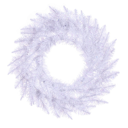 Vickerman 24" Sparkle White Spruce Artificial Christmas Wreath Unlit