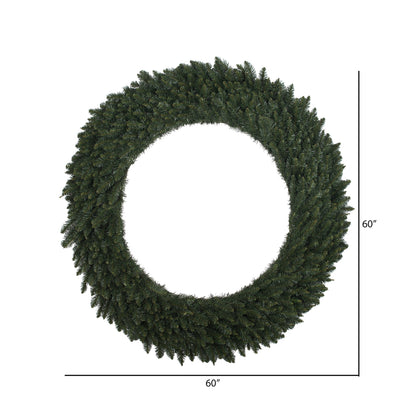 Vickerman 60" Camdon Fir Artificial Christmas Wreath Unlit