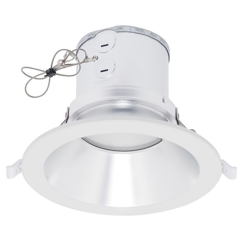 Westgate 4 LED Commercial Recessed Light, Commercial Indoor Lighting, 20W, 1720 Lumens, 5000K, White Finish, 0~10V Dimmable