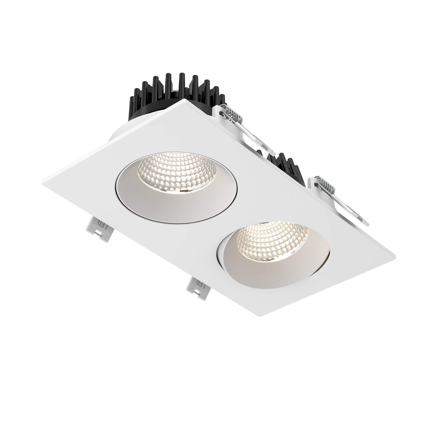 Dals Lighting 3.5″ RGB+CCT Smart/Double/Dim-To-Warm Regressed Gimbal Downlight, CCT And Voltage Selectable