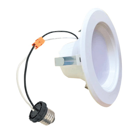 Bulbrite 4" Integrated LED Recessed Retrofit Light Kit, 9 Watt, 65-Watt Equivalent, 4000K