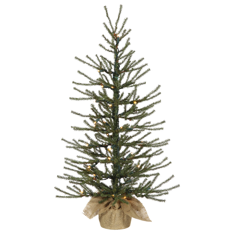 Vickerman 30" Angel Pine Artificial Christmas Tree Warm White Dura-lit LED Lights