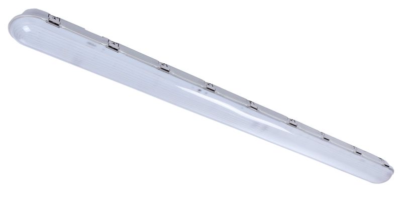 Westgate LED Linear Vapor Light, Industrial Lighting, 100W, 13000 Lumens, 5000K, White Finish, 0~10V Dimmable