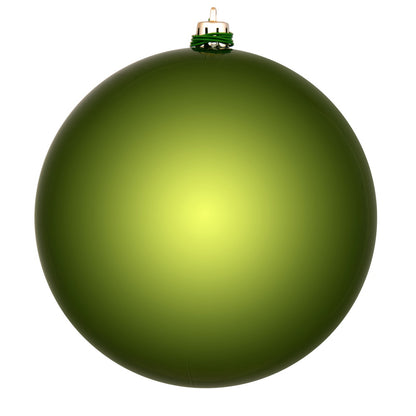 Vickerman 10" Juniper Green Shiny Ball Ornament