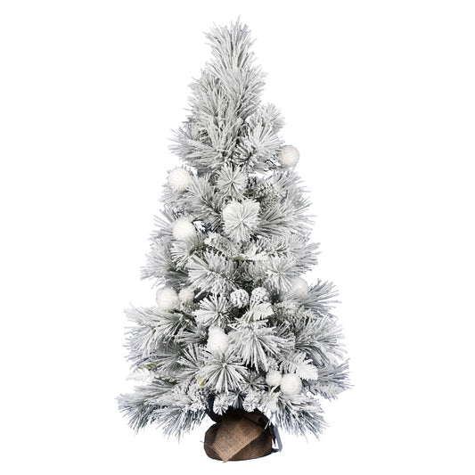 Vickerman 48" Frosted Beacon Pine Artificial Christmas Tree Unlit