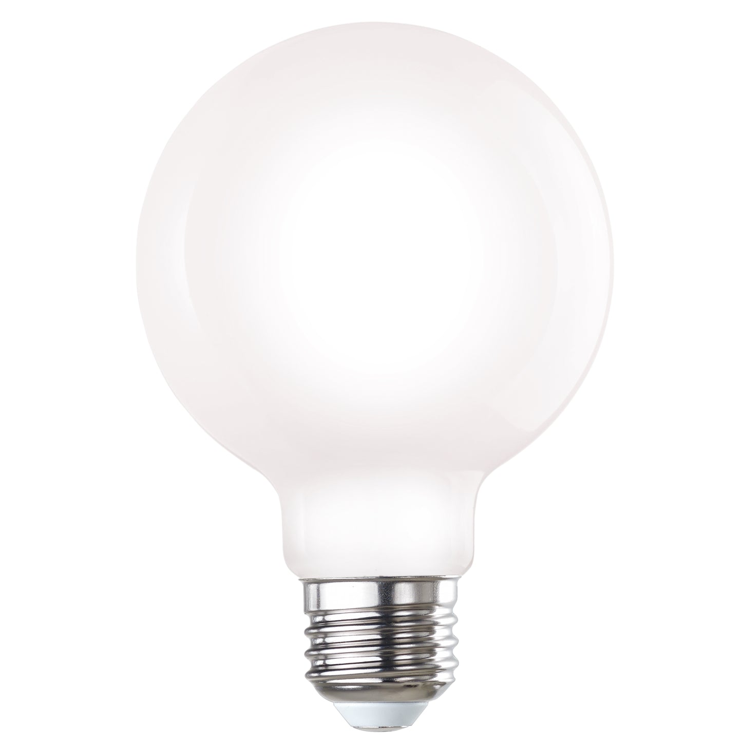 Bulbrite 7 Watt Dimmable Milky Filament G25 Medium (E26) LED Bulb - 650 Lumens, 3000K, and 80 CRI