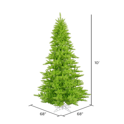 Vickerman 10' Lime Fir Artificial Christmas Tree Unlit