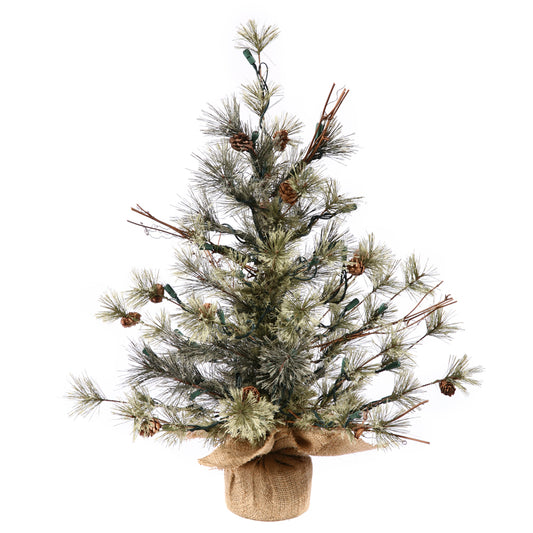 Vickerman 24" Dakota Pine Artificial Christmas Tree Unlit
