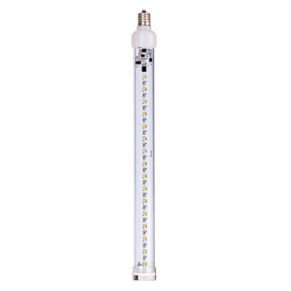Vickerman 5 Pack of 12" Warm White LED SnowFall Tube Bulb C9-E17 Nickel Base.