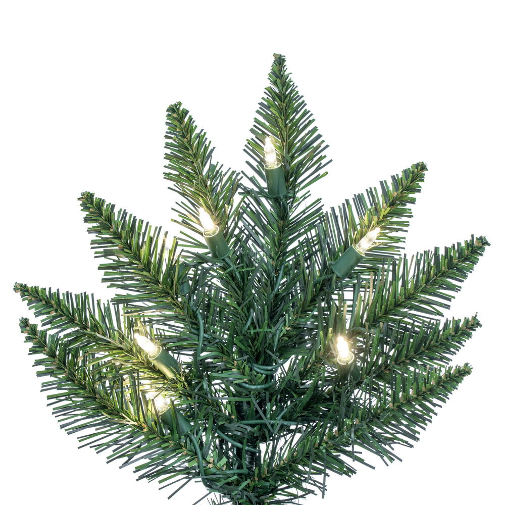 Vickerman 7.5' x 55" Camdon Fir Artificial Christmas Tree with Warm White Dura-lit LED Lights