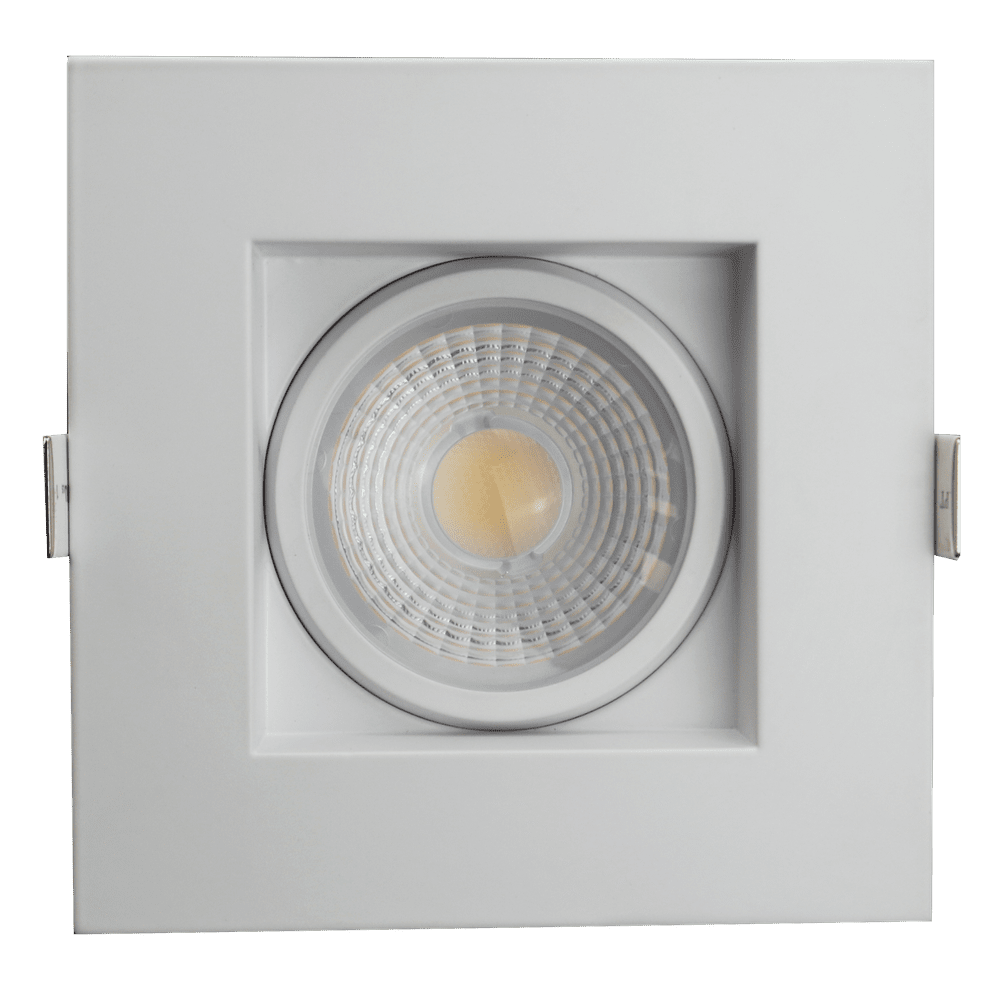 Goodlite LED 4 Inch Regress Square Gimbal Luminaire, Selectable Color Temperature