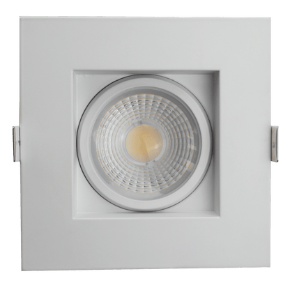 Goodlite LED 4 Inch Regress Square Gimbal Luminaire, Selectable Color Temperature