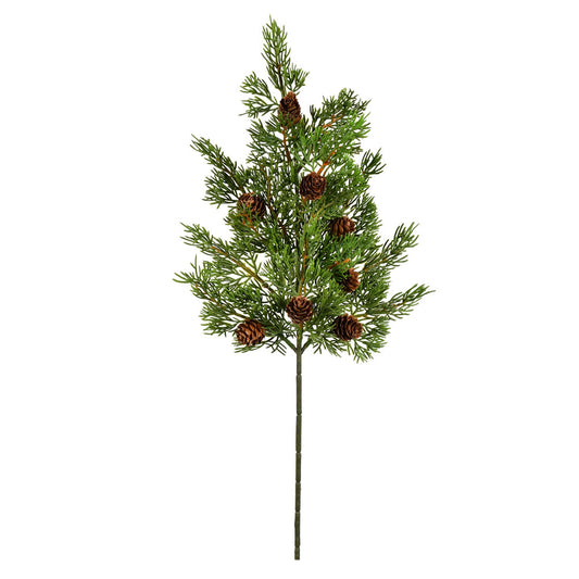 Vickerman 19.5" x 15 Cypress Artificial Christmas Spray. Includes 3 sprays per pack.