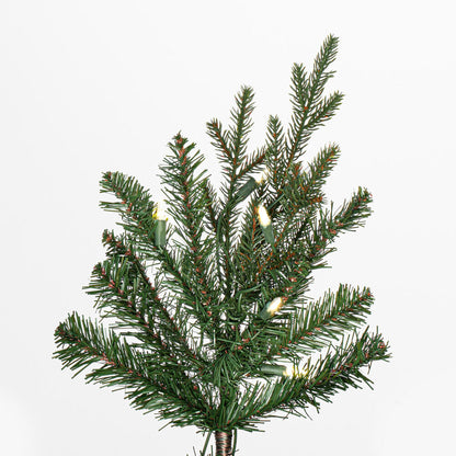 Vickerman 9' x 68" Hudson Fraser Fir Artificial Christmas Tree with Warm White LED Lights.