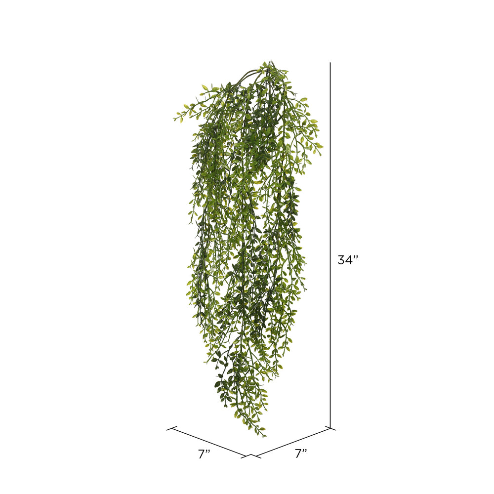 Vickerman 34" Artificial Green Lemon Beauty Leaf Vine.