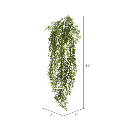 Vickerman 34" Artificial Green Lemon Beauty Leaf Vine.