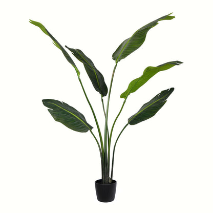 Vickerman 4' Artificial Potted Travellers Palm Tree.