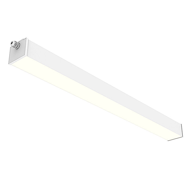 Westgate 4Ft 4In IP66 Wet Loc. Linear Light MCTp 40/60/80W 35/40/50K 0-10 SurFace Mount, Commercial Indoor Lighting, 40W/60W/80W, 105 Lumens/W, 35K/40K/50K, Sandy White Finish, 0~10V Dimmable