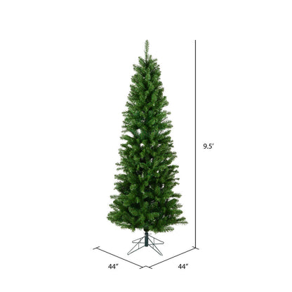 Vickerman 9.5' Salem Pencil Pine Artificial Christmas Tree Unlit