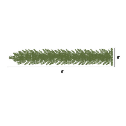 Vickerman 6' Red-White Peppermint Candy Christmas Garland