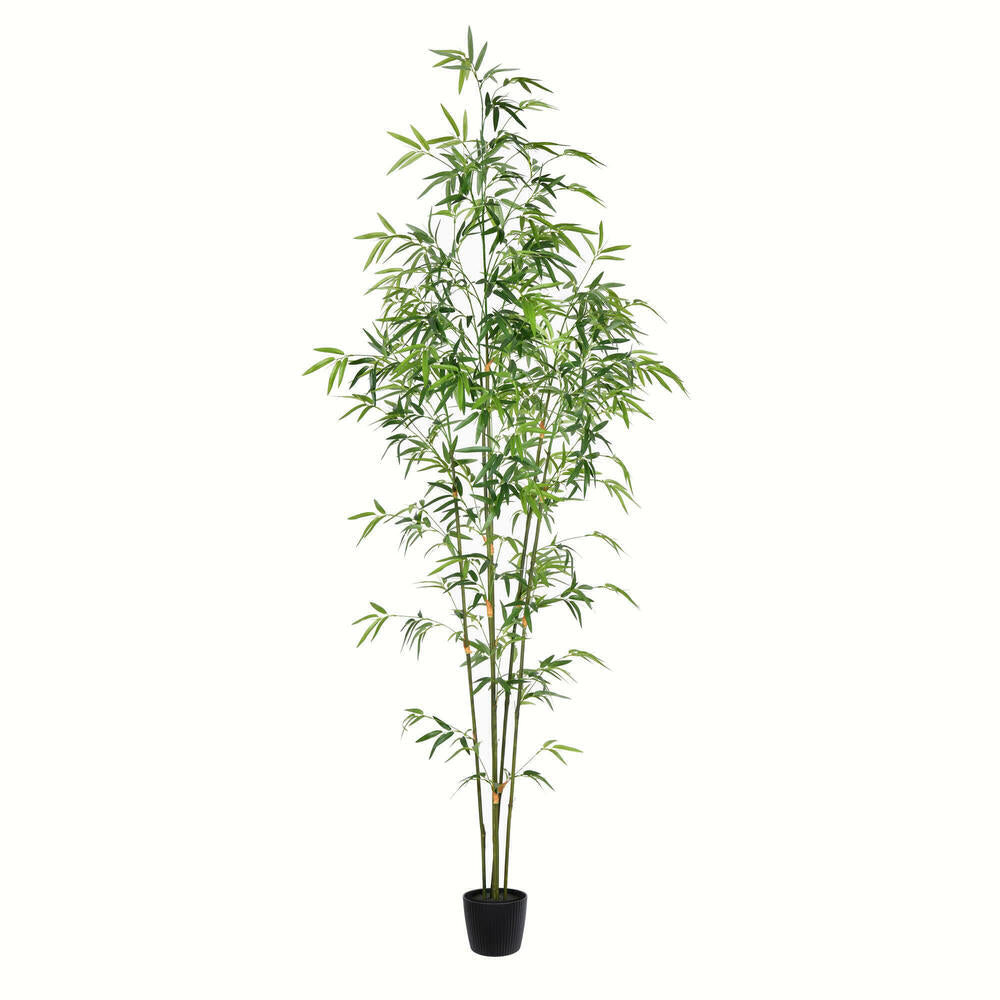 Vickerman 6' Artificial Potted Mini Bamboo Tree.