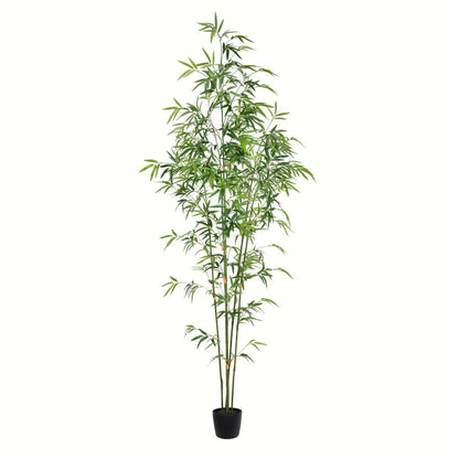 Vickerman 6' Artificial Potted Mini Bamboo Tree.