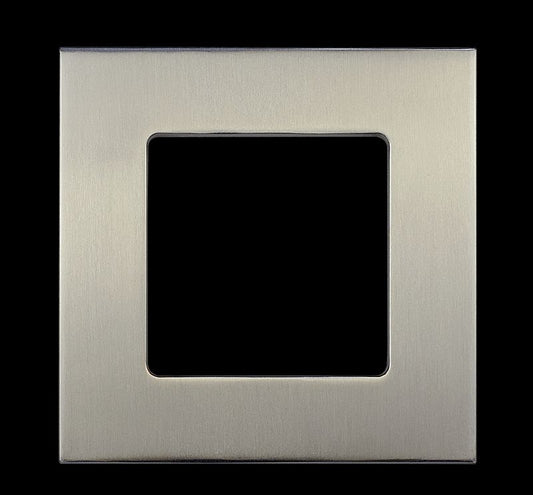 Westgate 4 Inch Square Trim For SSL4 Series. Brushed Nickel, Residential Lighting, Brushed Nickel Finish