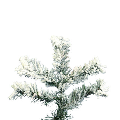 Vickerman 6.5' Flocked Alaskan Pine Artificial Christmas Tree Unlit