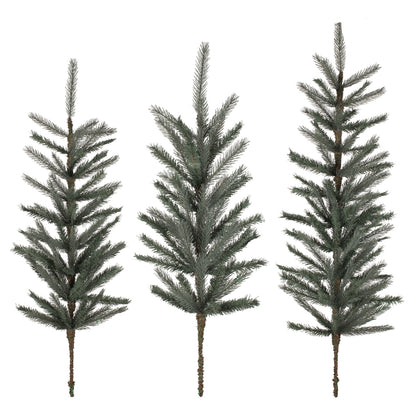 Vickerman 36-42-48" Artificial Blue Spruce Tops 3 Piece Set
