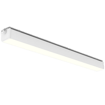 Westgate 8Ft 4In IP66 Wet Loc. Linear Light MCTp 80/120/160W 35/40/50K 0-10 SurFace Mount, Commercial Indoor Lighting, 80W/120W/160W, 105 Lumens/W, 35K/40K/50K, Sandy White Finish, 0~10V Dimmable