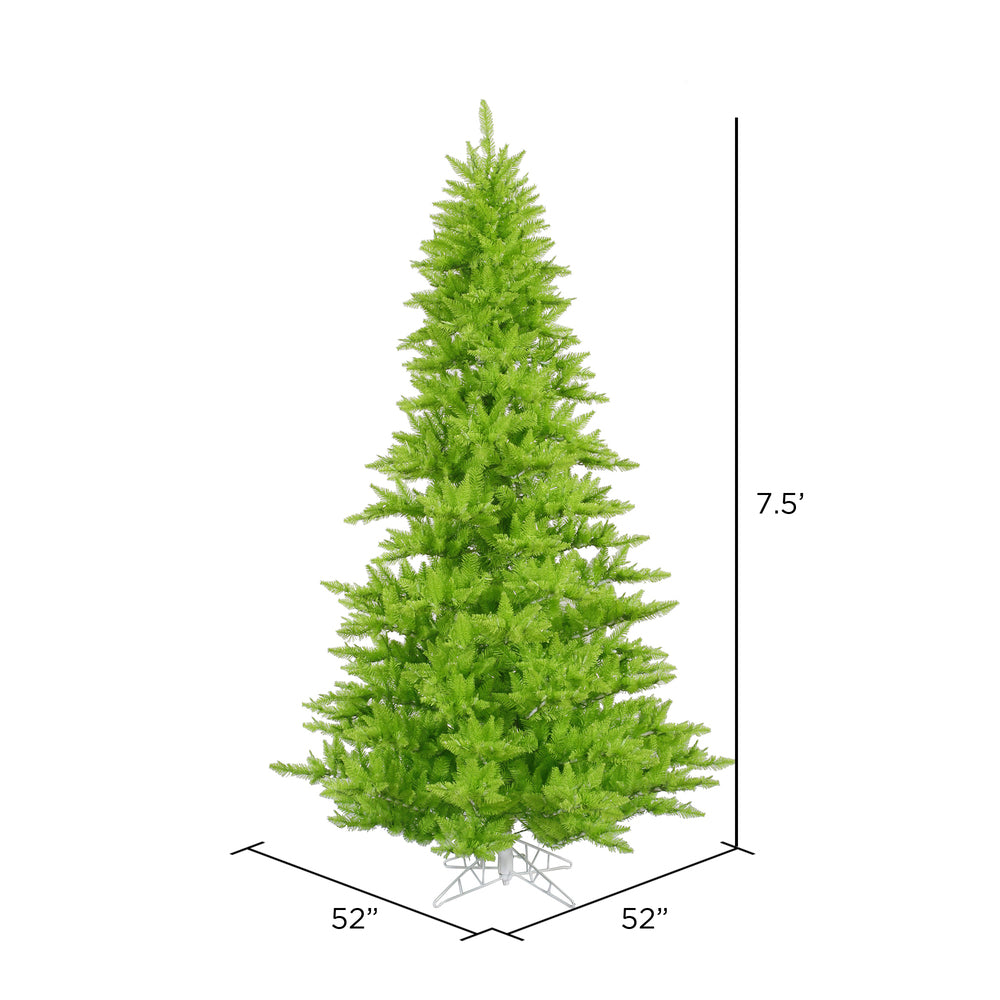 Vickerman 7.5' Lime Fir Artificial Christmas Tree Unlit