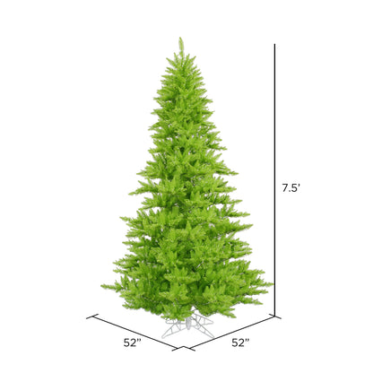 Vickerman 7.5' Lime Fir Artificial Christmas Tree Unlit