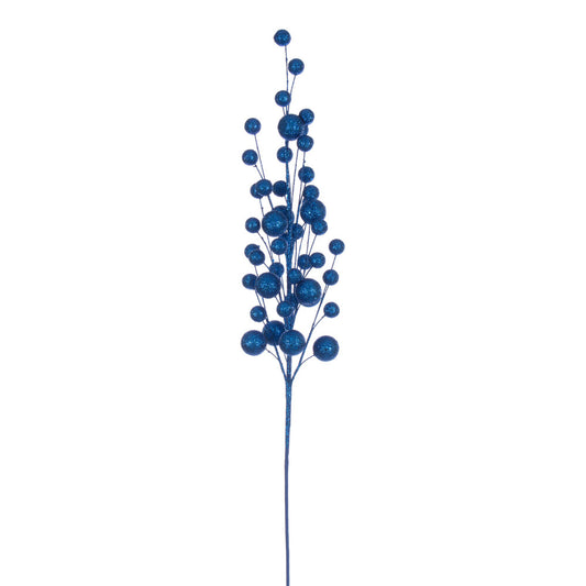 Vickerman 27" Blue Multi Ball Glitter Spray 4 per bag.