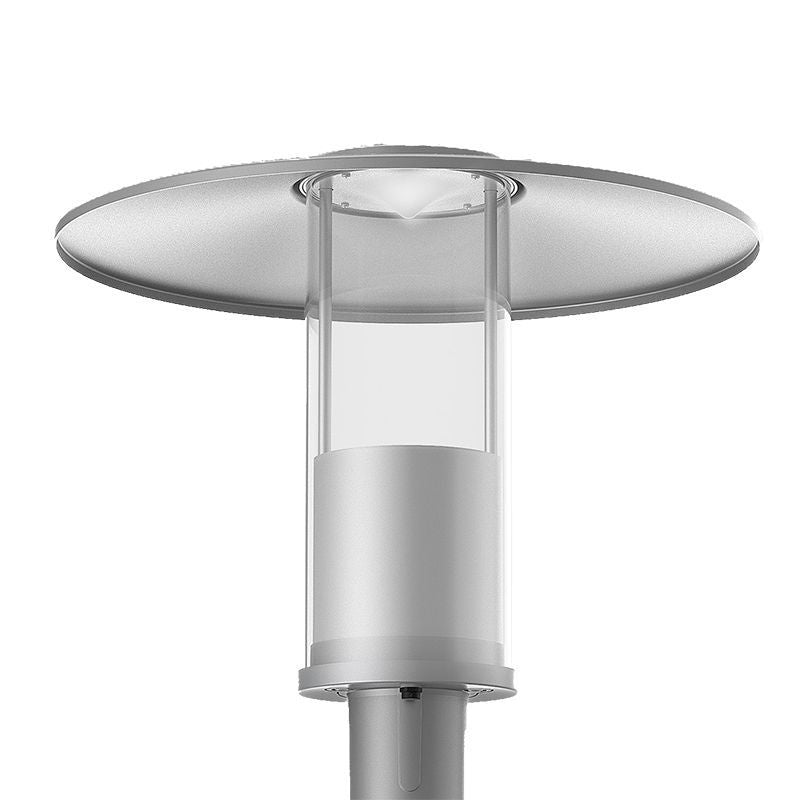 Westgate Top-Hat Garden Post-Top Selectable 12/20/30/40W 30/40/50K, 2-3/8 Poles, 85D Beam, Gy, Outdoor Lighting, 12W/20W/30W/40W, 100 Lumens/W, 30K/40K/50K, Grey Finish