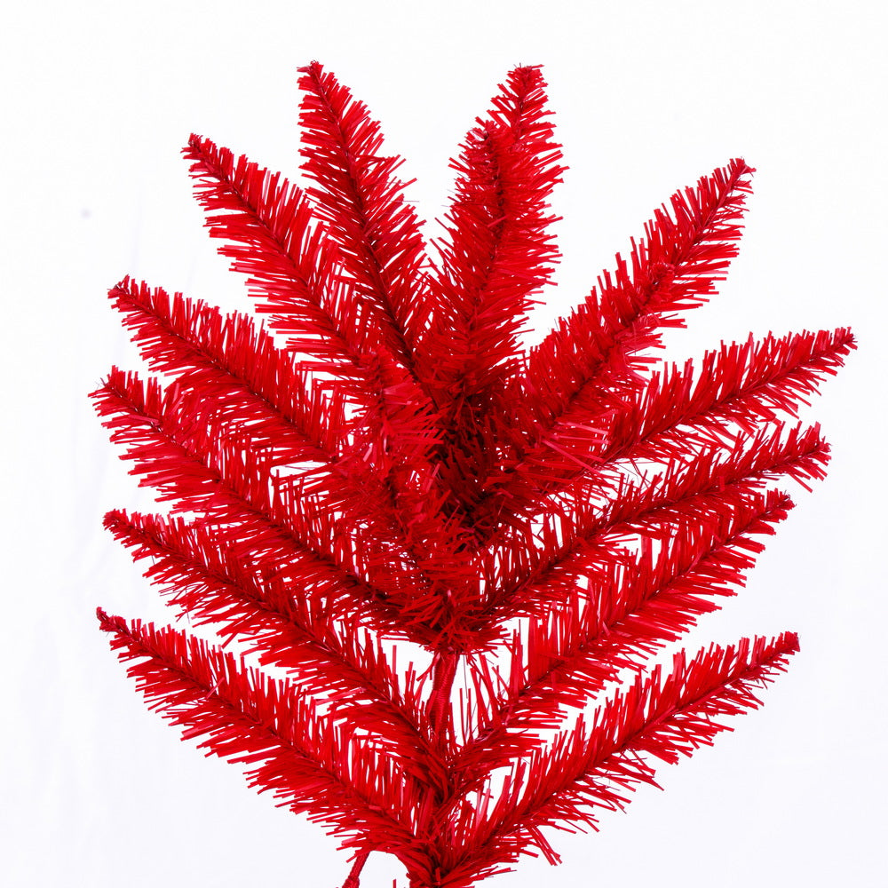 Vickerman 6.5' x 42" Candy Cane Artificial Unlit Christmas Pine Tree.