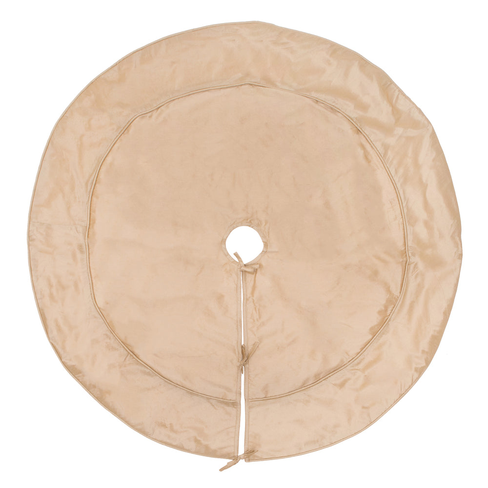 Vickerman 54" Champagne Colorway Christmas Tree skirt