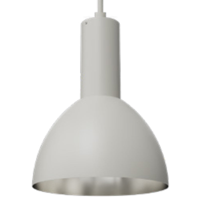 Westgate Cmc4 14In Dome Shade, White/Silver, Commercial Indoor Lighting, White+Silver Finish