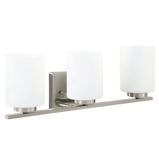 ASD Lighting 3-light Vanity Light 3xE26 60W 120V Satin Nickel ETL