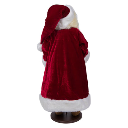 Vickerman 28" Deck The Halls Collection Santa Doll with Stand